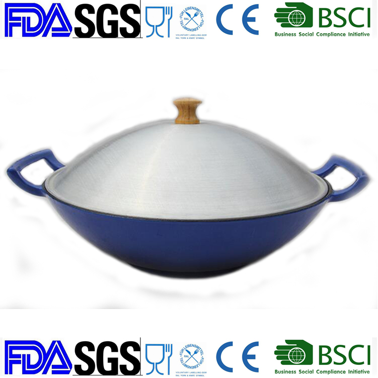 Чугунный вок Cookwin, 30 см, без крышки