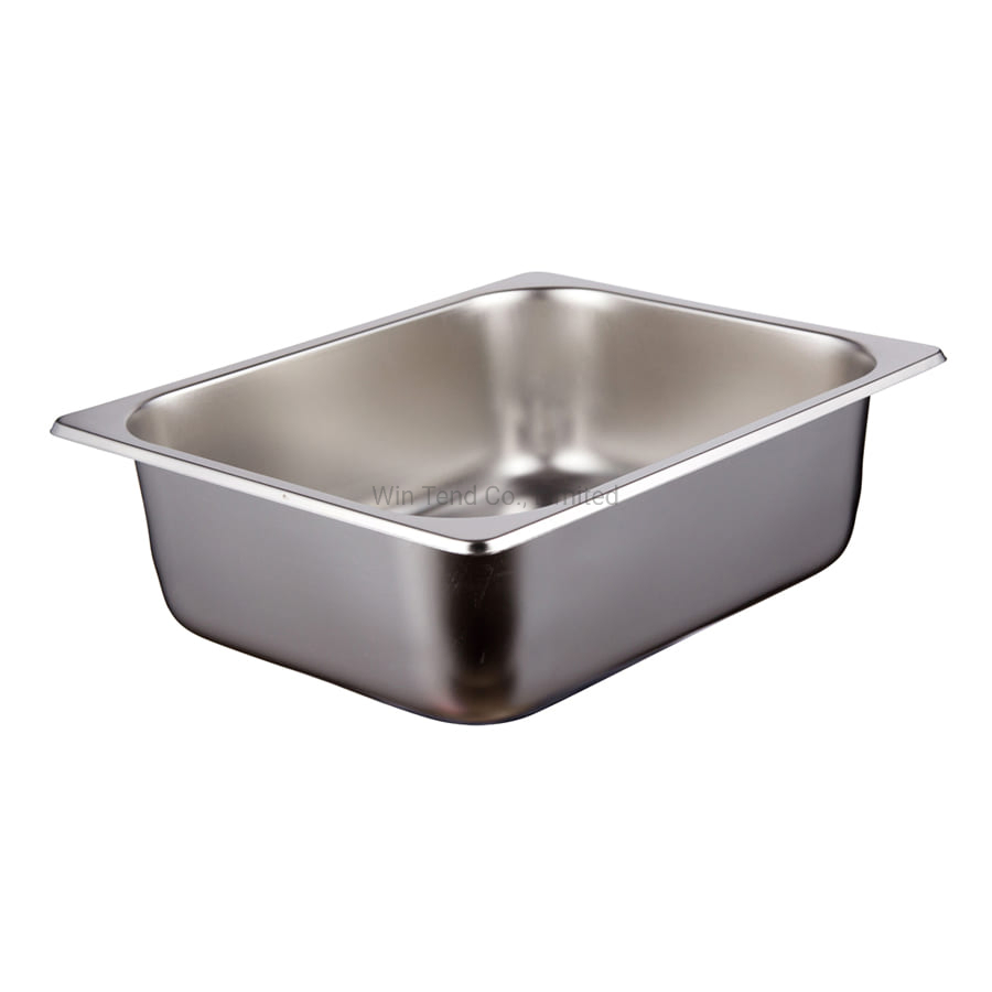 Kitchen Equipment Us Style Stainless Steel 304 Gastronorm Pan with Lid