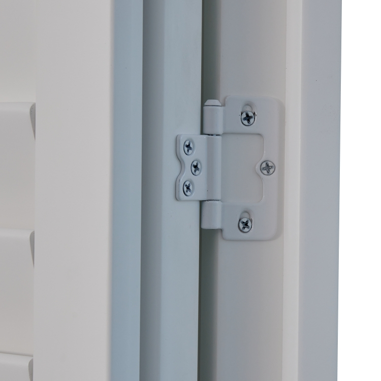 Customized Plantation Shutters Interior PVC Shutters Privacy Blinds Shutters Room Full Height Tier on Tier Bay Window Cafe Shutters 2.5'' Louver