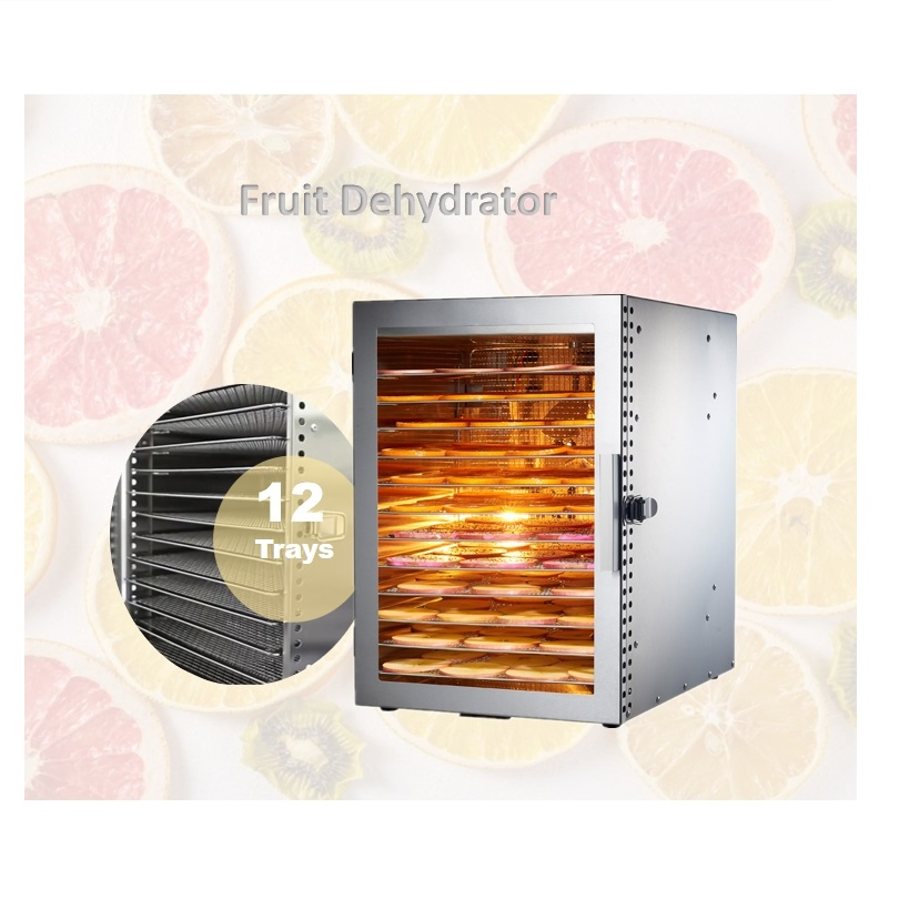 Electric Meat Jerky Small Home Fruit Vegetable 12tray Food Dehydrator