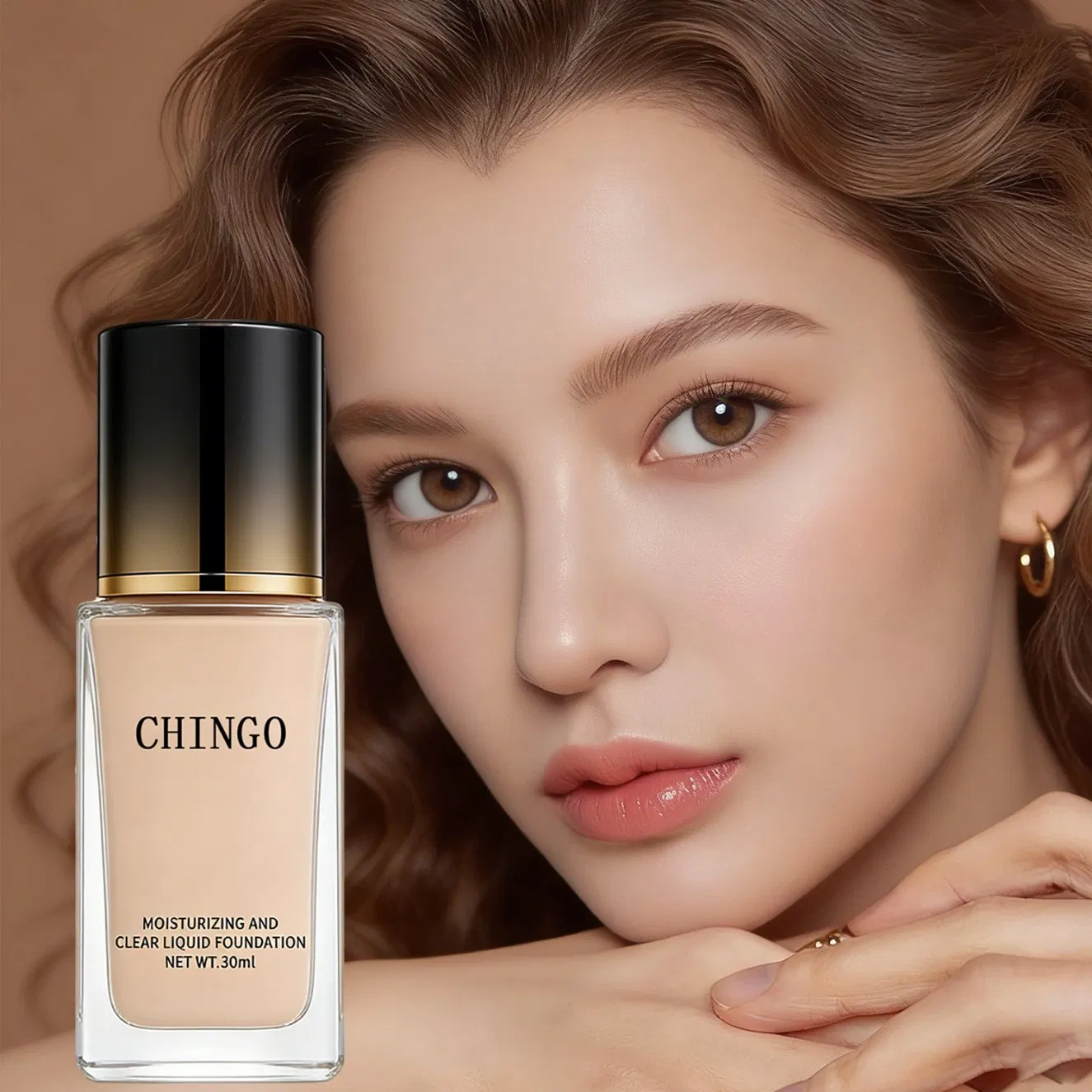 Silky Smooth Lightweight Liquid Foundation Creates Airbrushed Flawless Complexion