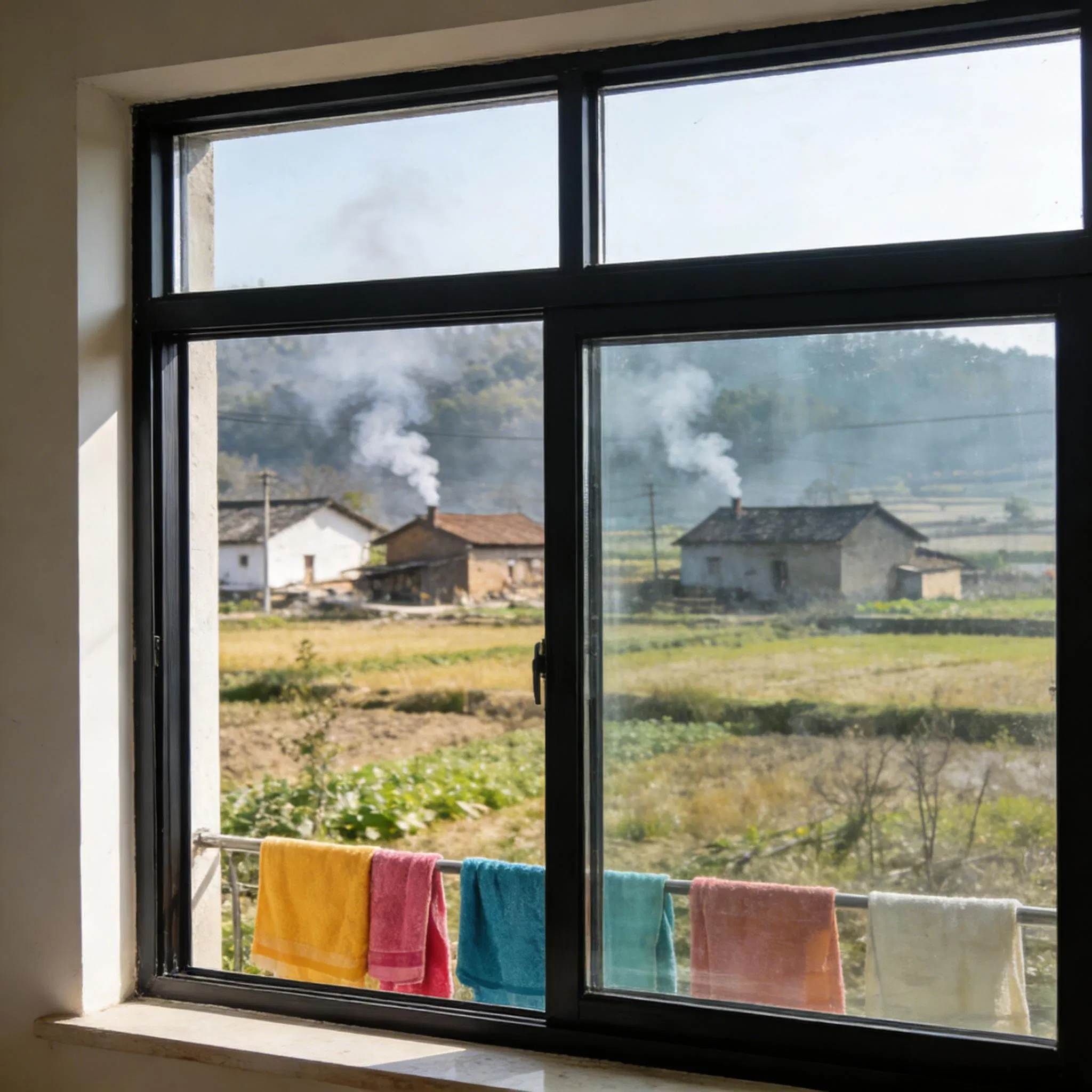 Robust 7005-T6 Aluminum Sliding Window with Stylish Finish