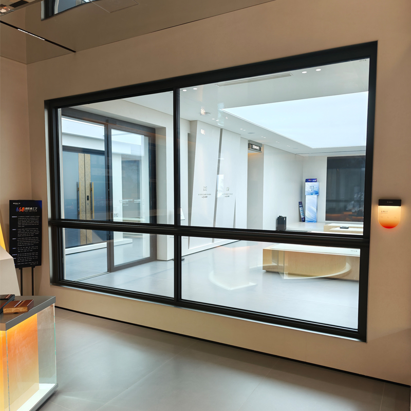 Energy Saving Double Glazed Aluminum Slide Window Impact Aluminium Glass Sliding Window