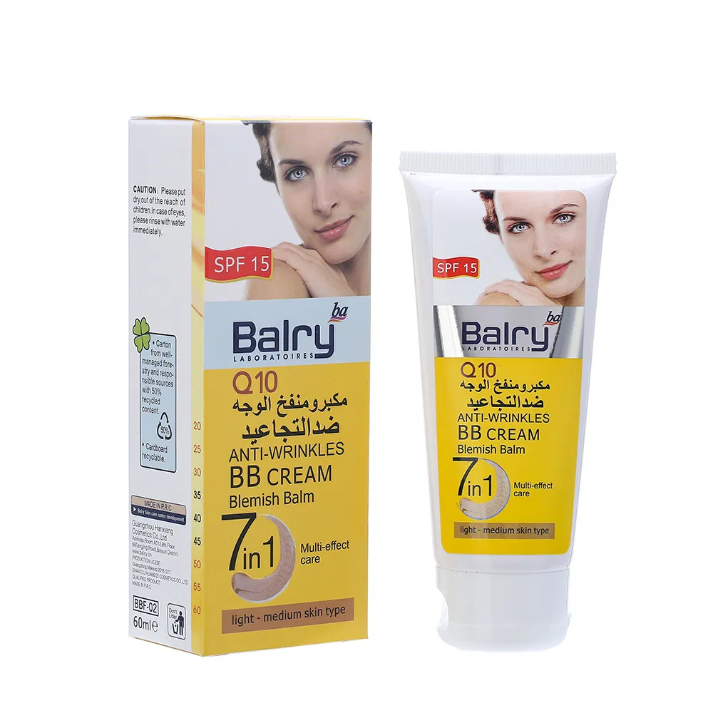 Factory Wholesale Cosmetics Makeup Q10 Waterproof Liquid Facial Bb Cream Foundation Concealer 60ml