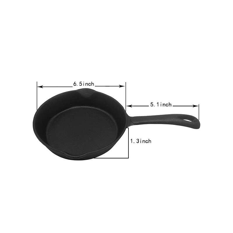 6 '' 8'' 10'' 12''preseasoned Cast Iron Skillet Fry Pan Factory China
