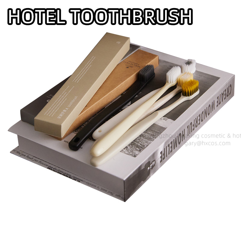 Disposable High Quality Hotel Toothbrush with Custom Logo and Premium Hotel Amenity