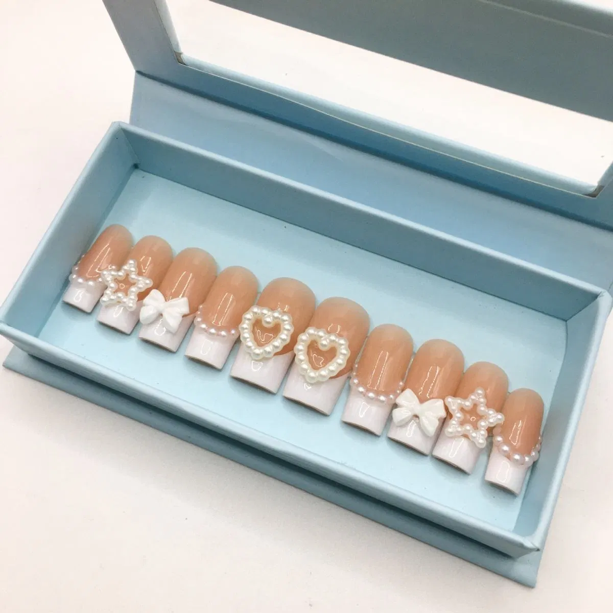 Mixed Design Long Press-on Nails (5 Luxury & Cute Styles)