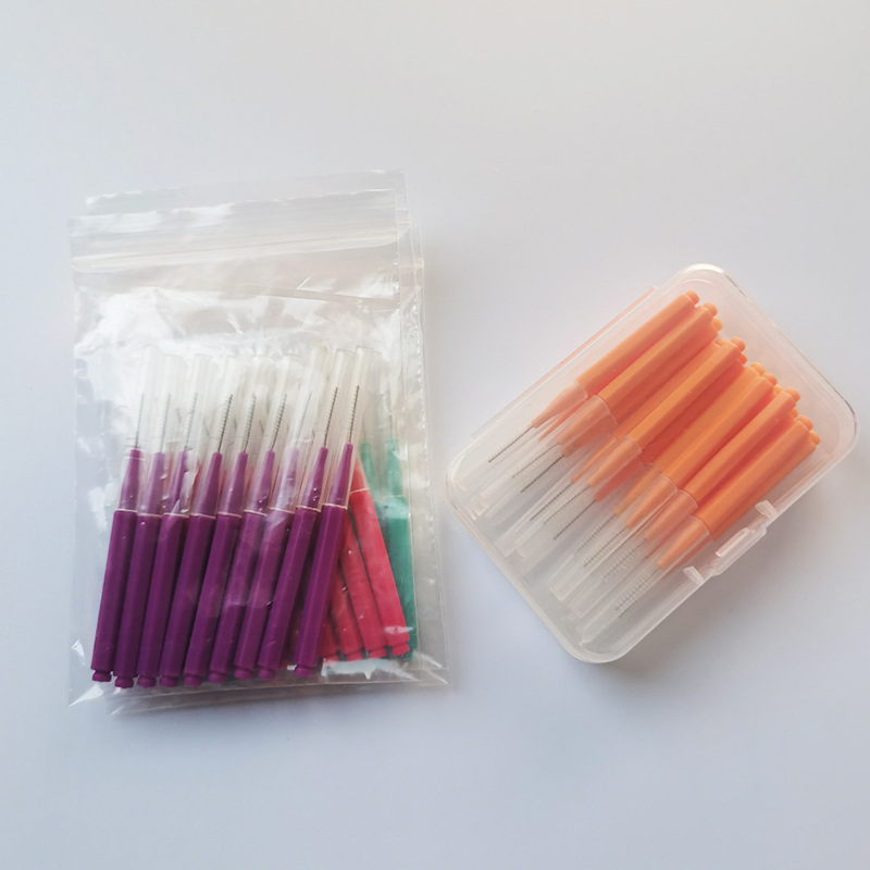 Straight Orthodontic Cleaning Interdental Plastic Brush Other Oral Care