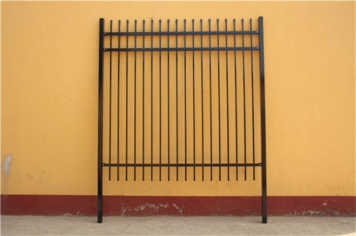 Metal Powder Coated Steel Garden Fence
