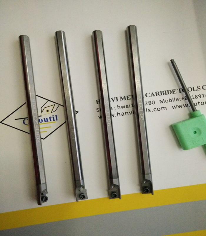 Cutoutil E08K-Sclcr06 Carbide Boring Bar Carbide Shank for Internal Turning Tools