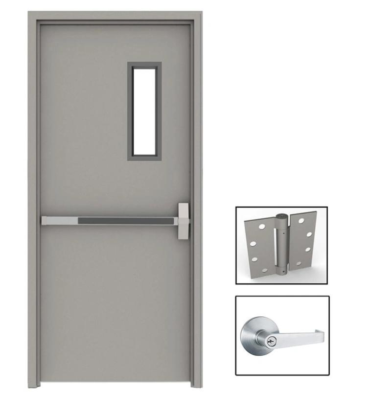 Interior One Two Three Hour Fire Rated Escape Flush Door