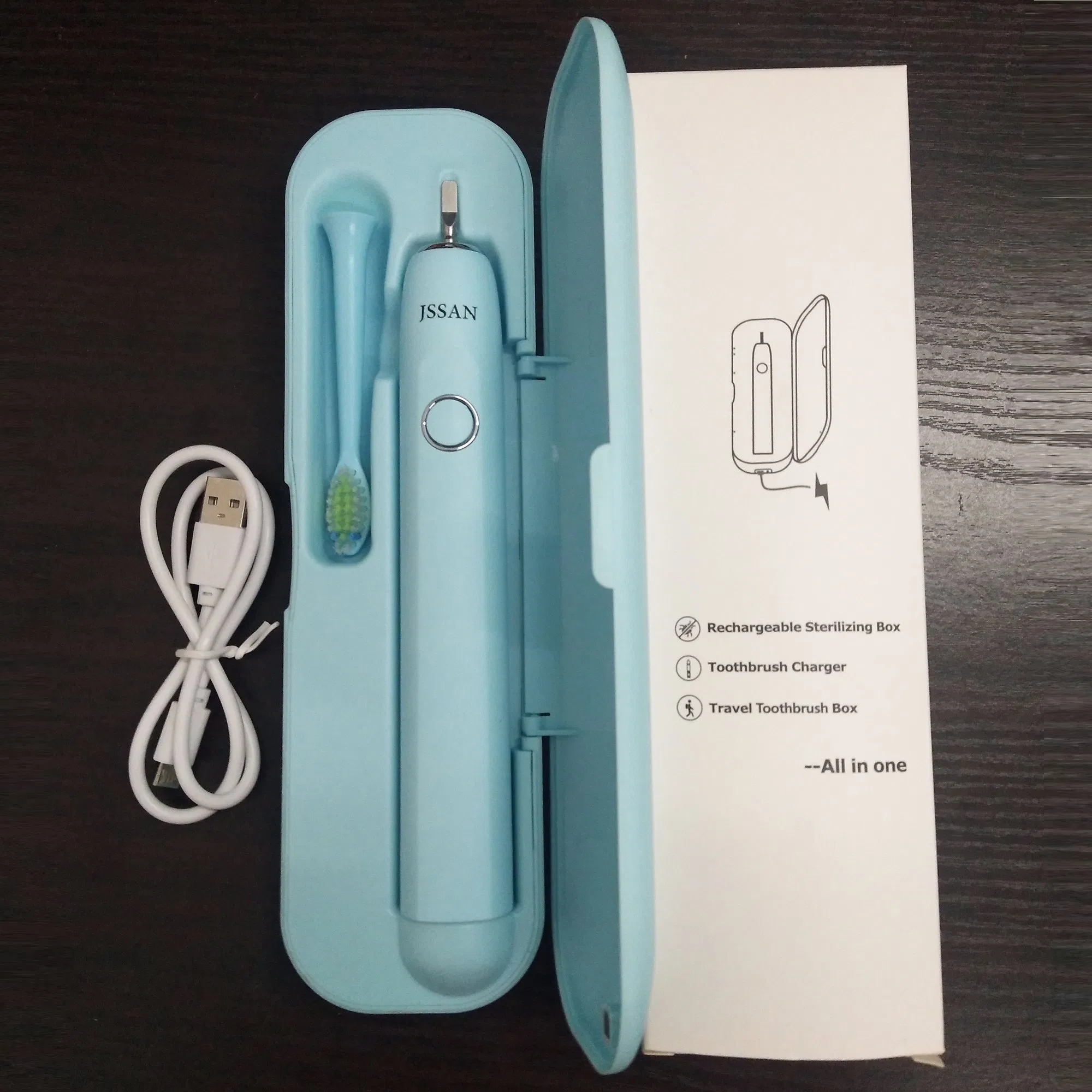 B15 Multifunctional Travel Case for Electric Toothbrush Charging Sterilizer Store