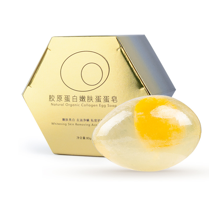 Moisturizing Egg Soap Bath Soap - 80g Custom Packaging for Ultimate Hydration
