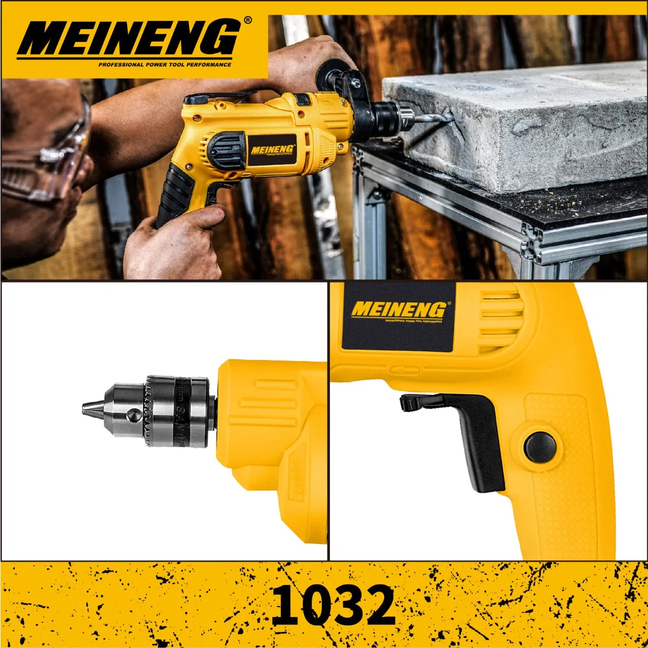 Электрическая дрель Beilide 1032, 400Вт