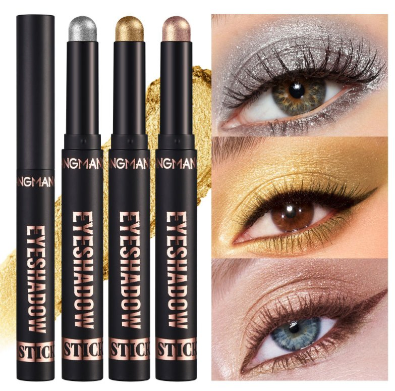 Eye Shadoe Pen Glitter Powder Waterproof No Logo Eyeshadow