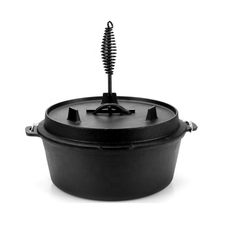 Чугунный казан для кемпинга 9QT