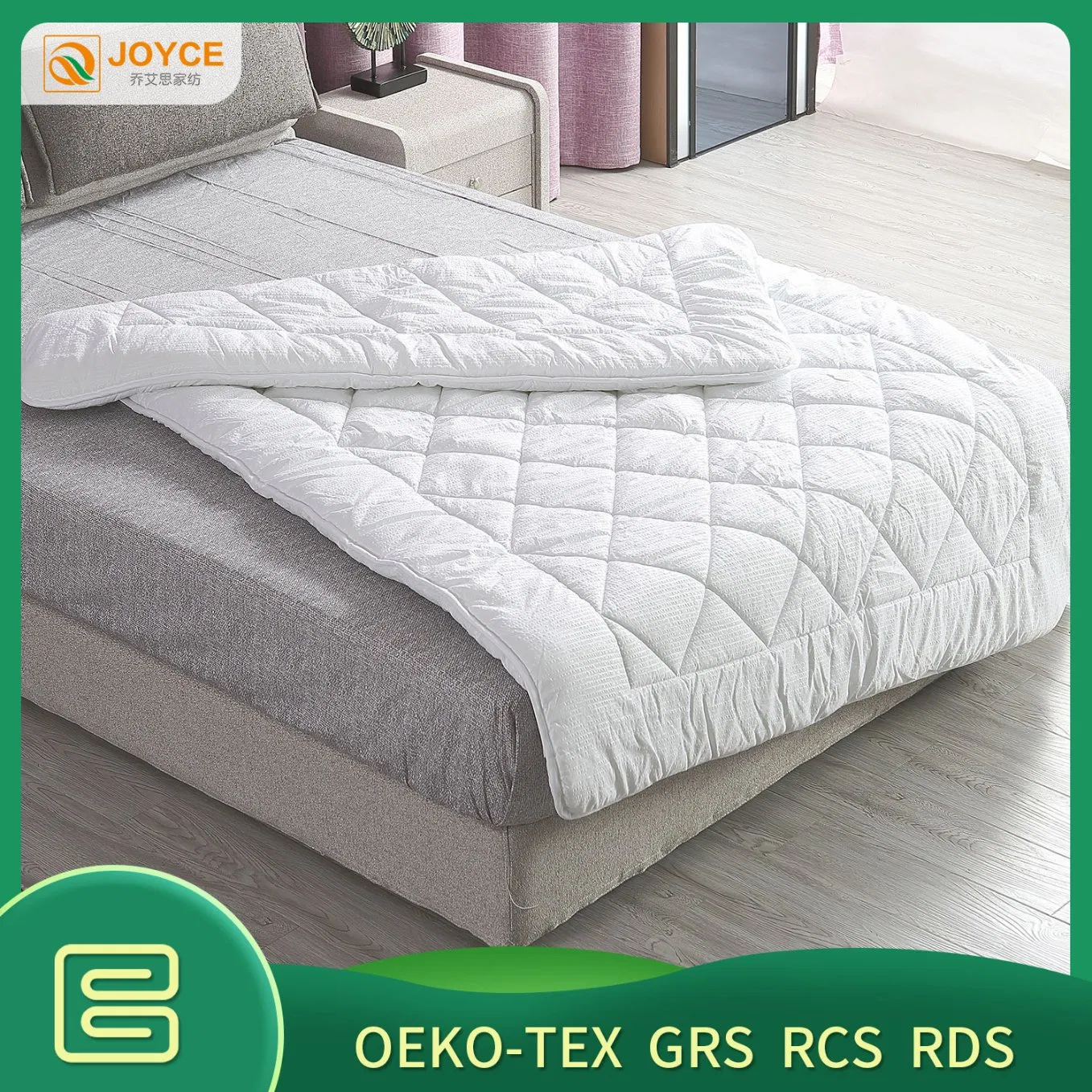 Chinese Factory Wholesales Pongee Polyester Cover Comforters for Adult