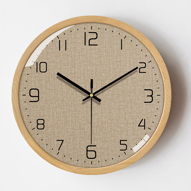 Best 12 Inches Analog Quartz Wooden Wall Clock for Home Decorated