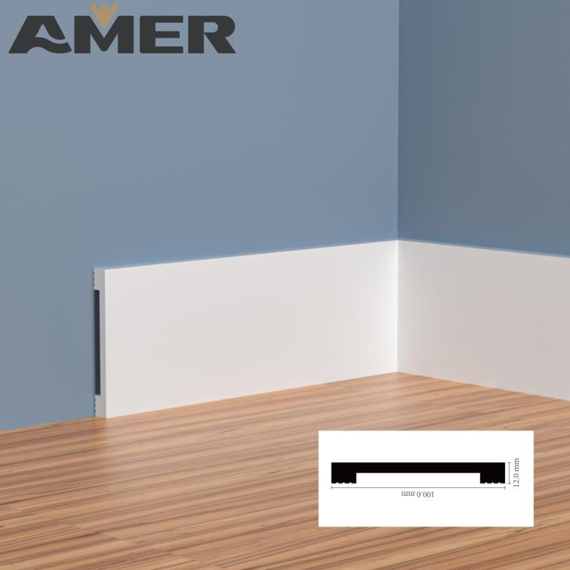 PS Waterproof Easy Install LED Bar Strip Light Skirting Board Baseboard