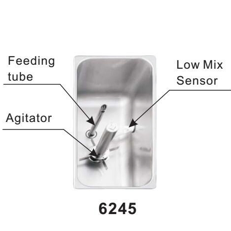 Double Systems Three Flavor Ice Cream Machine with CE ETL