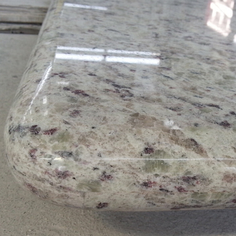 Popular White Rose Granite Countertop and Island Sino Top Stone