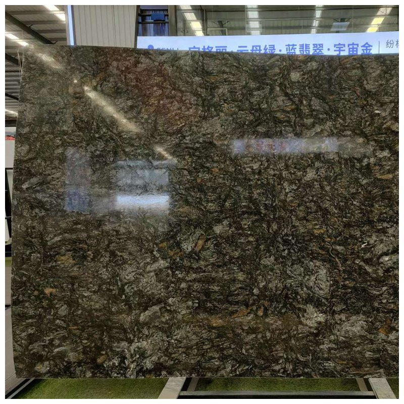 Brazilian Luxury Metalicus Exotic Granite Slabs for Countertops and Wall