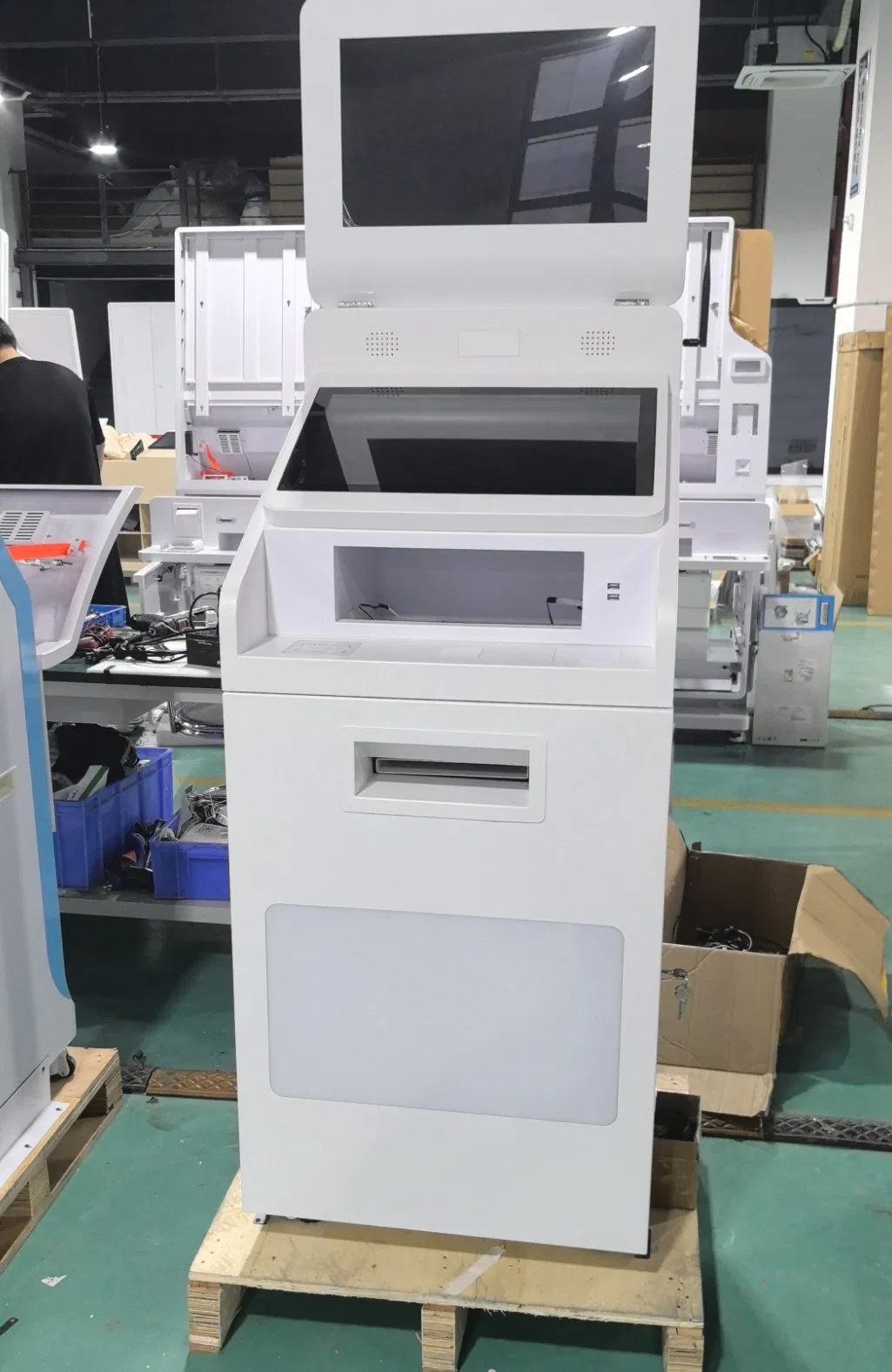 Kiosk Ticket Printing Self Service Payment Machine with Card Reader Touch Kiosk
