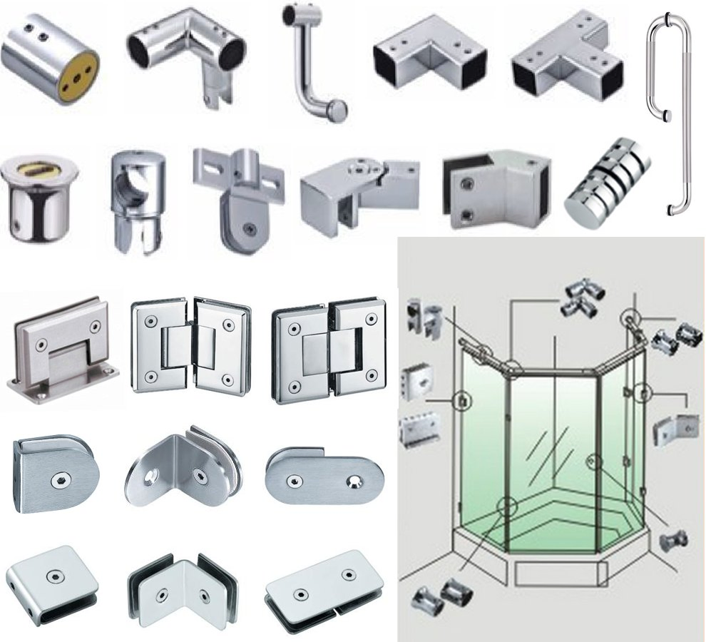 Frameless Glass Shower Room Accessory