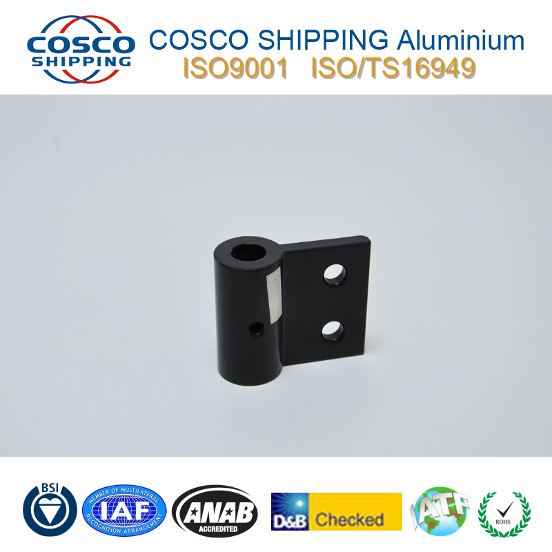 Aluminium Profile for Auto Accessory Auto Parts with Black Anodizing