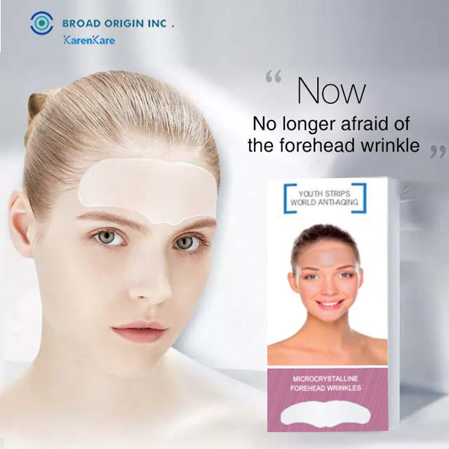 Microcrystalline Face Mask Anti-Aging Forehead Wrinkles Strips