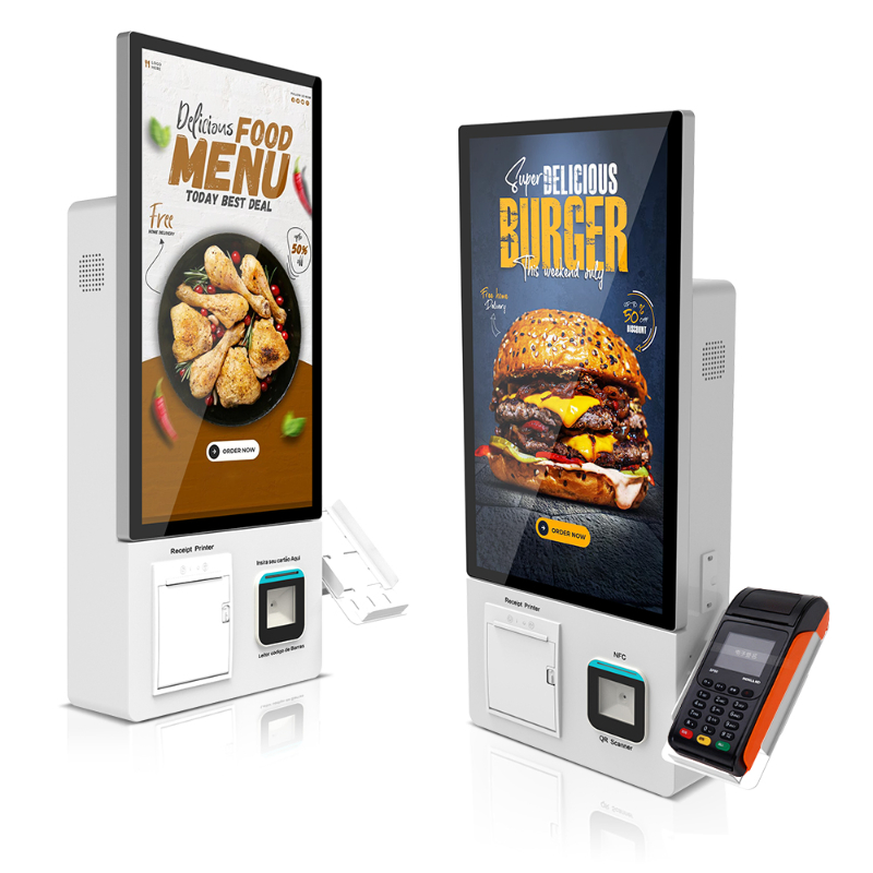 High Performance 1920X1080 Resolution Ethernet Indoor Queuing Payment Kiosks
