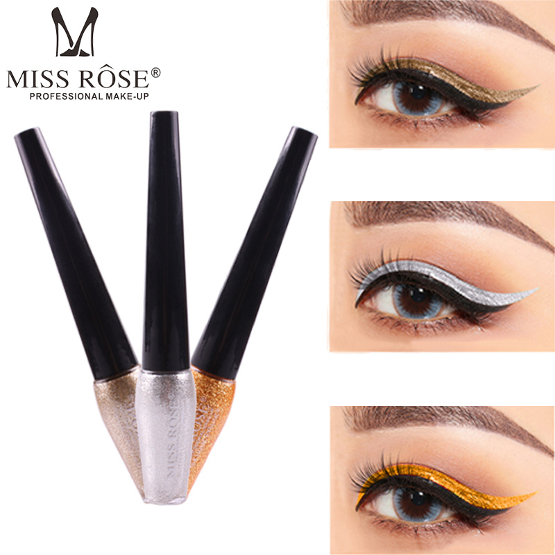 Mr 45 Pearlescent Liquid Eyeliner Diamond Highlighter Eyeliner Long Lasting Waterproof Liquid Eyeshadow