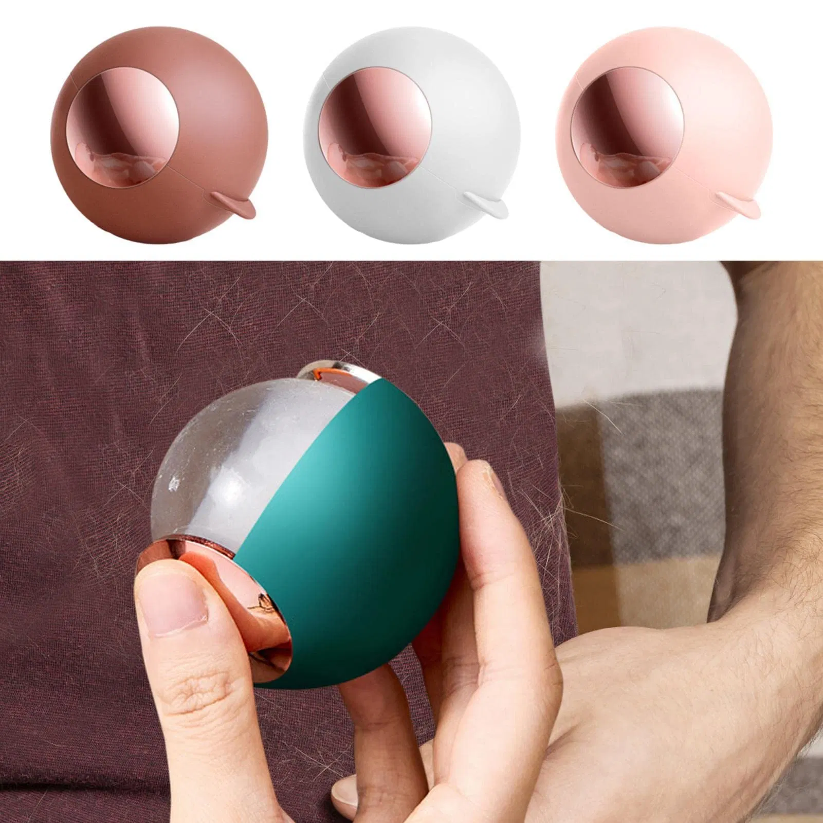 Pet Hair Remover Travel Mini Portable Washable Reusable Sticky Lint Roller Ball