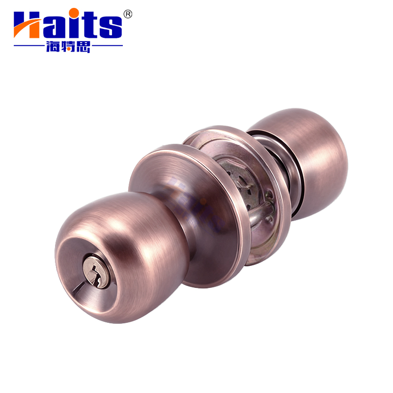 Stainless Steel Door Handle Cylinder Lock Ball Shaped Knob Spherical Door Locks