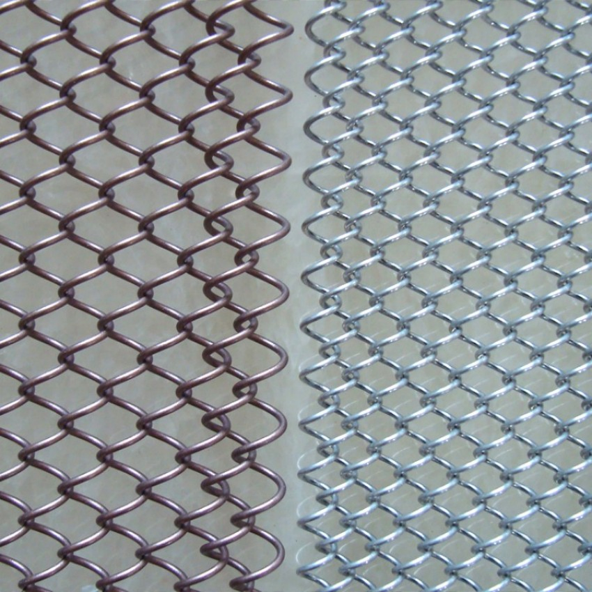 Decorative Metal Coil Mesh Drapery Stainless Steel Curtain for Beauty Salon Divider Ceiling Hanging and Interior Design