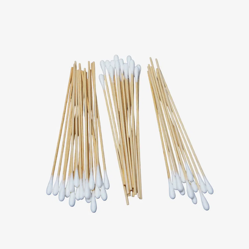 Microblading Small Pointed Tip Cotton Bud Wood Sticks Cotton Swab