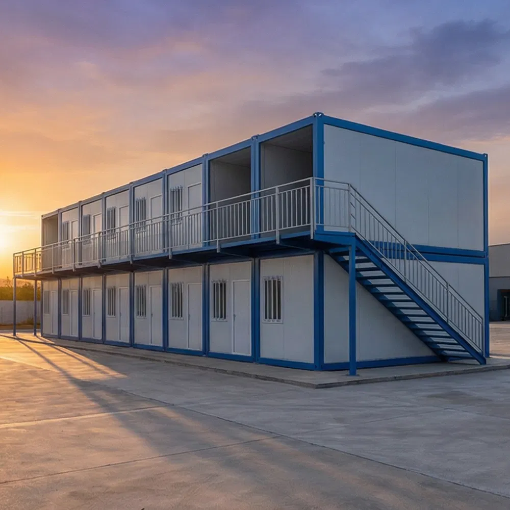 20FT Quick Built and Affordable Prefabricated/Prefab/Modular/Movable Container House for Mining Camp/Hospital/Dormitory Labor Hotel