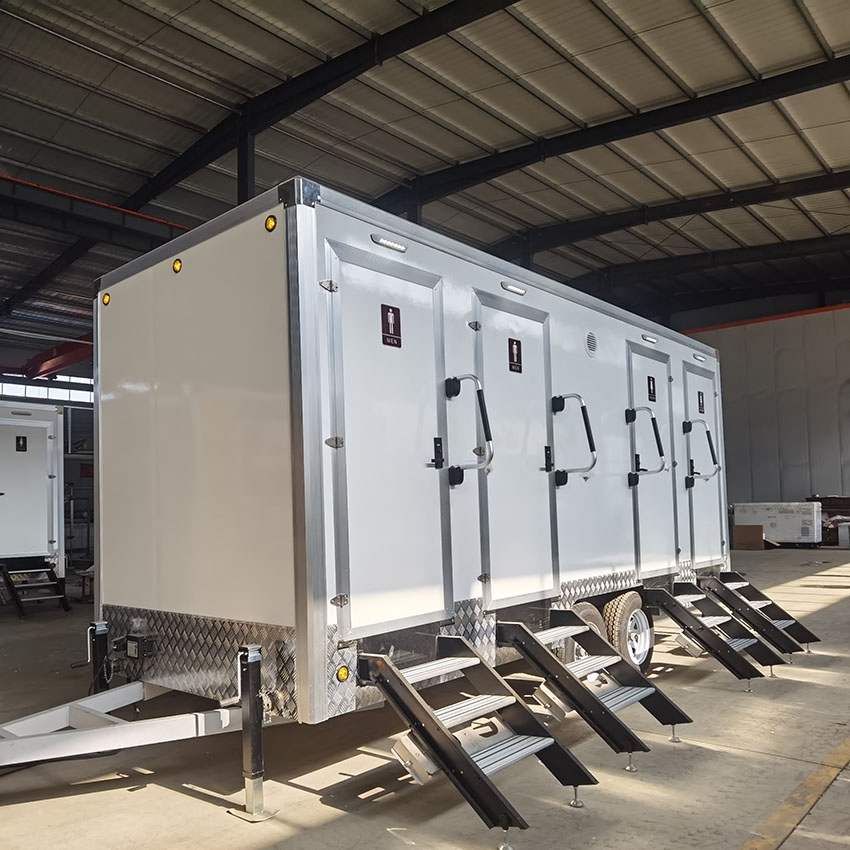 Modern Outdoor Portable Toilets Camping Mobile Toilet Trailer Manufacturers Luxury Portable Bathroom Restroom