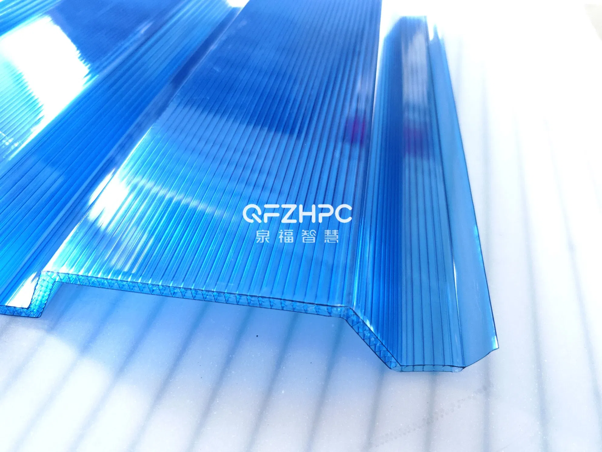 UV Protection Anti-Fog PC Corrugated Hollow Sheet Plastic Sheet for Greenhouse