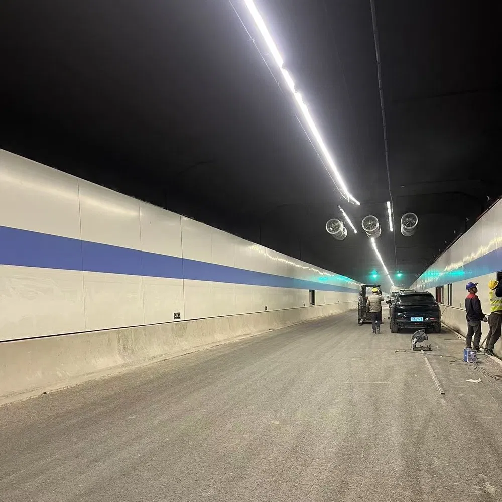 Impact-Resistant High Density Fiber Reinforced Calcium Silicate Tunnel Panel for Airport Interiors