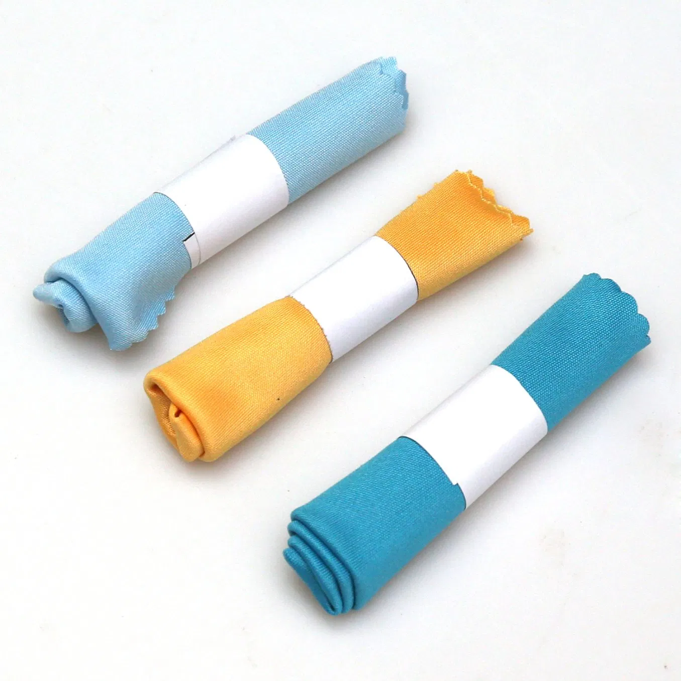 Custom Full Color Printing OPP Packing Microfibre Glass Cleaning Cloth