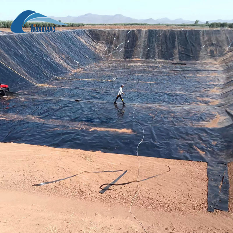 High Strength Polyethylene Waterproofing Membrane HDPE Anti-Seepage Smooth Geomembrane