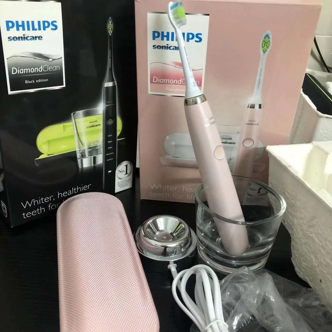 Original Diamond Series Toothbrush for Philips Hx9350 Toothcomb Black/White
