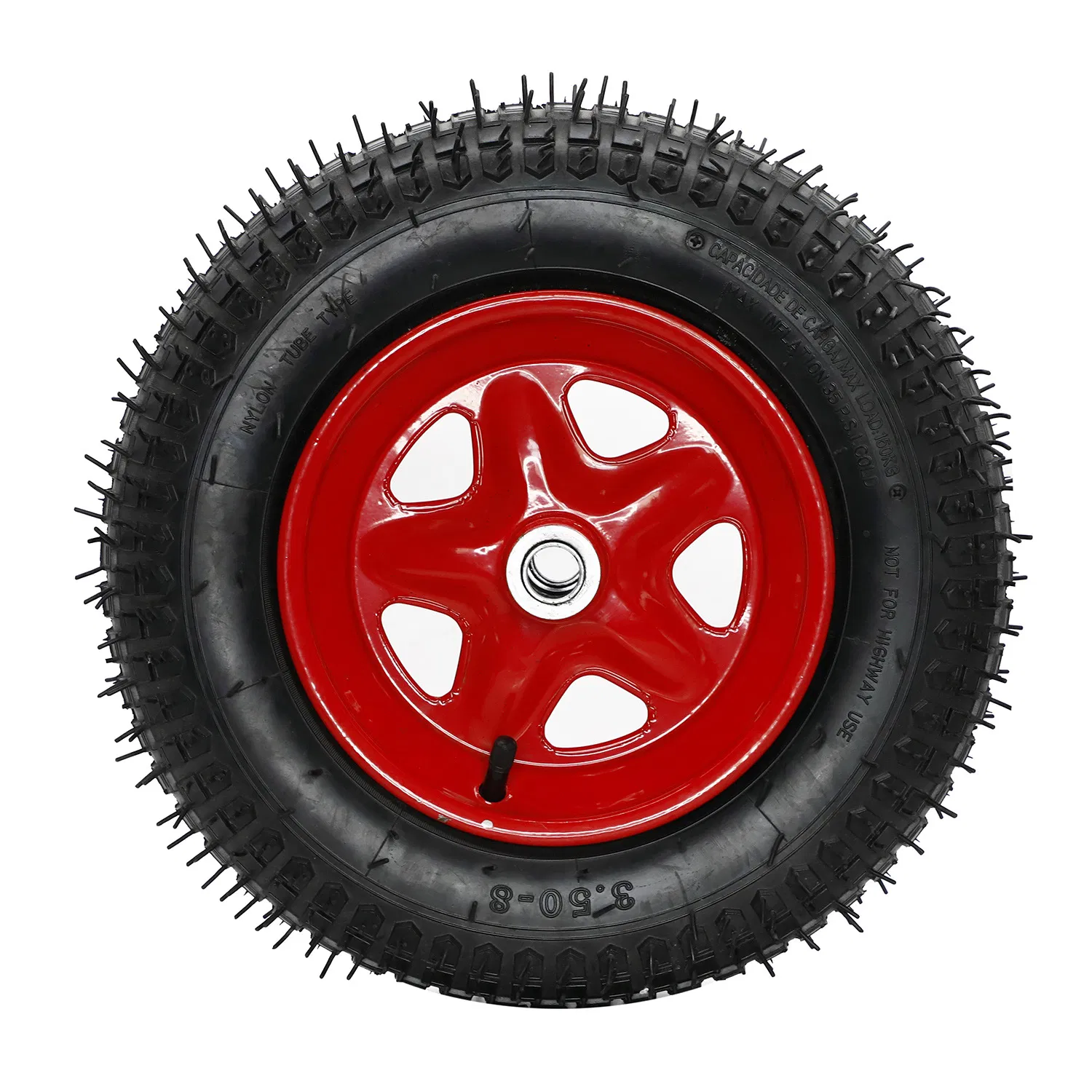Solid PU Foam Wheelbarrow Wheel 4.80/4.00-8