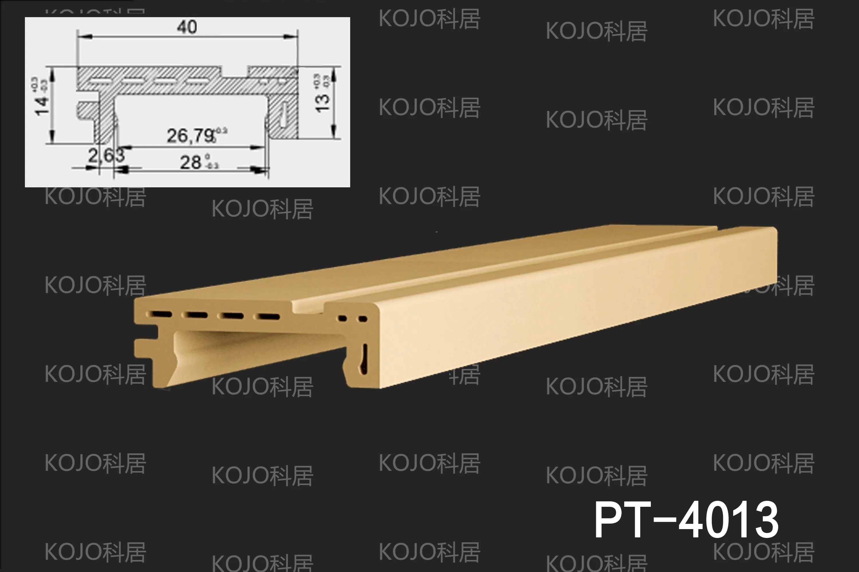 Premium Flame-Retardant WPC Skirting for Ultimate Waterproof Protection
