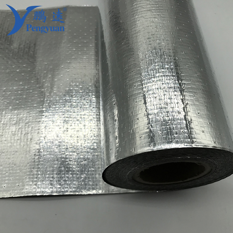 Roof Sarking New Building Insulation Fireproof Material Aluminium Foil Woven Fabric for Construction Material