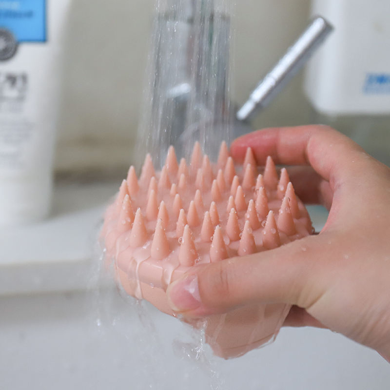 New Head Scrubber Hair Massager Shampoo Brush Scalp Brush Scalp Massager Silicone