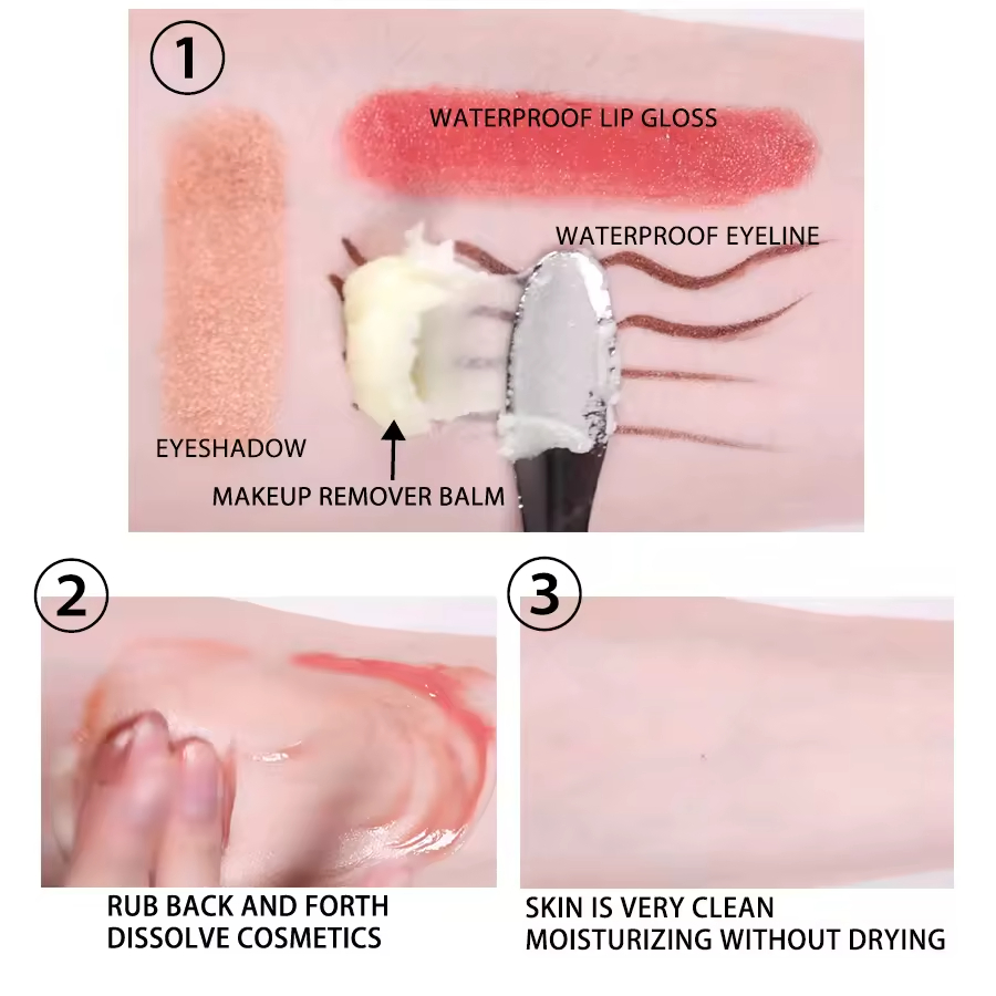 OEM Best Makeup Remover Balm Makeup Cleansing Balm Private Label Remover Cream for Nourishes Brightens Complexion