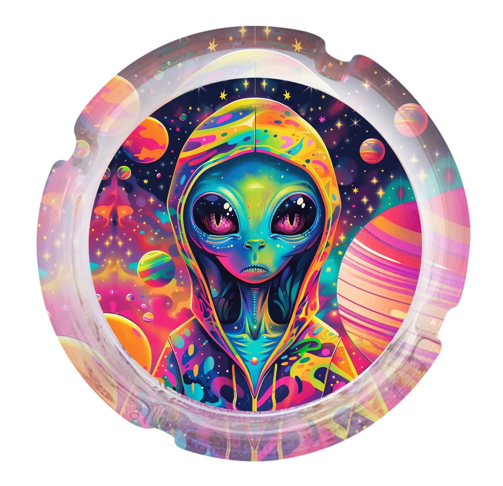 Wholesale Personalized Glass Cigarette Ashtray Beach Tourist Souvenir Custom Glass Animal Ashtray