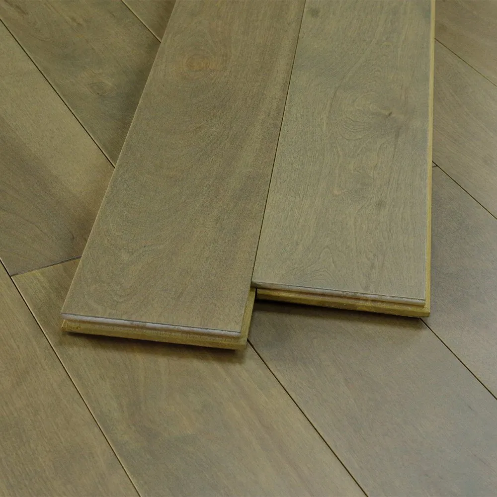 Premium 18mm Solid Birch Herringbone Flooring for Stylish Homes